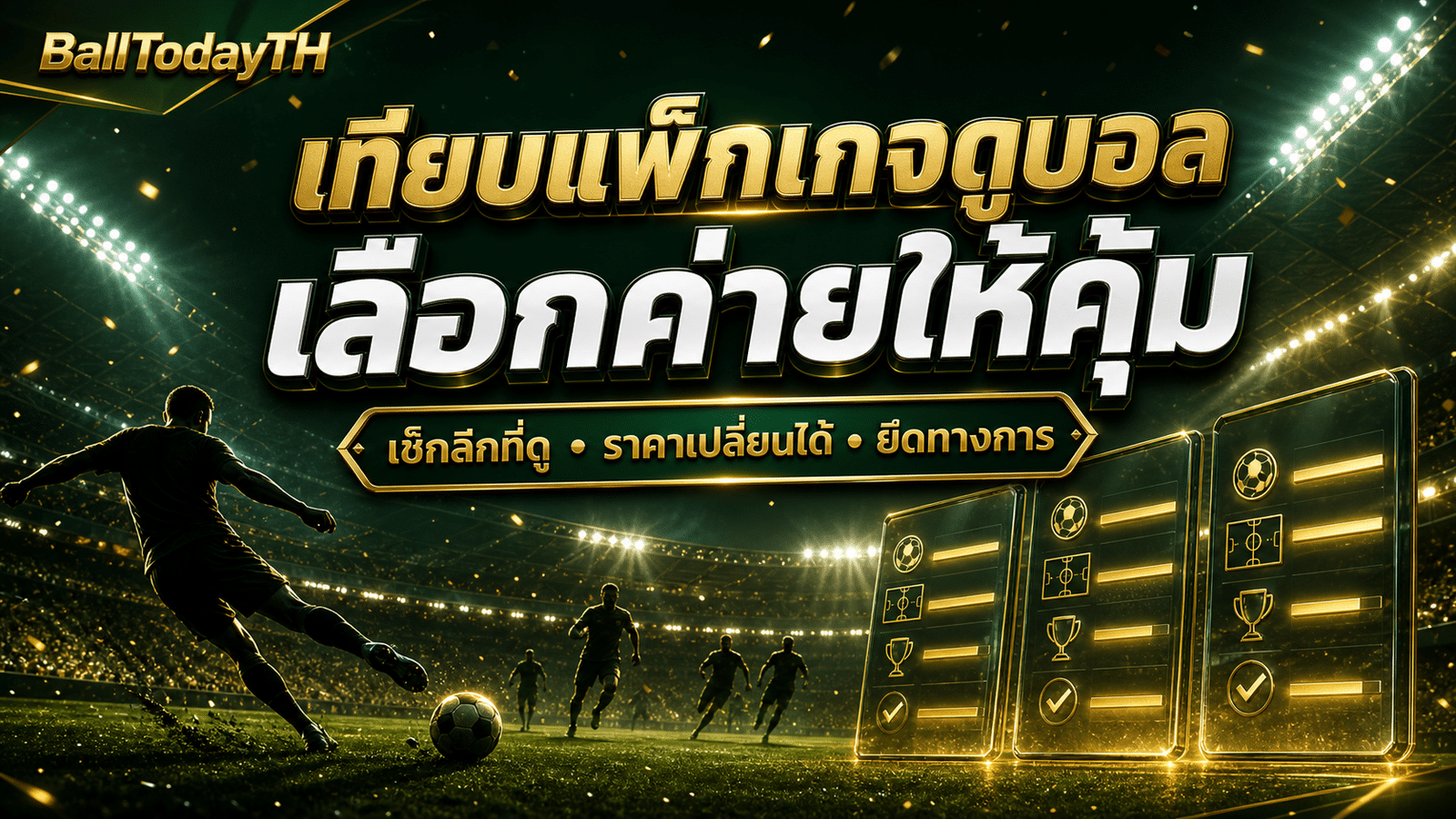 เทียบแพ็กเกจดูบอล 2026 ค่ายไหนคุ้ม เลือกยังไง