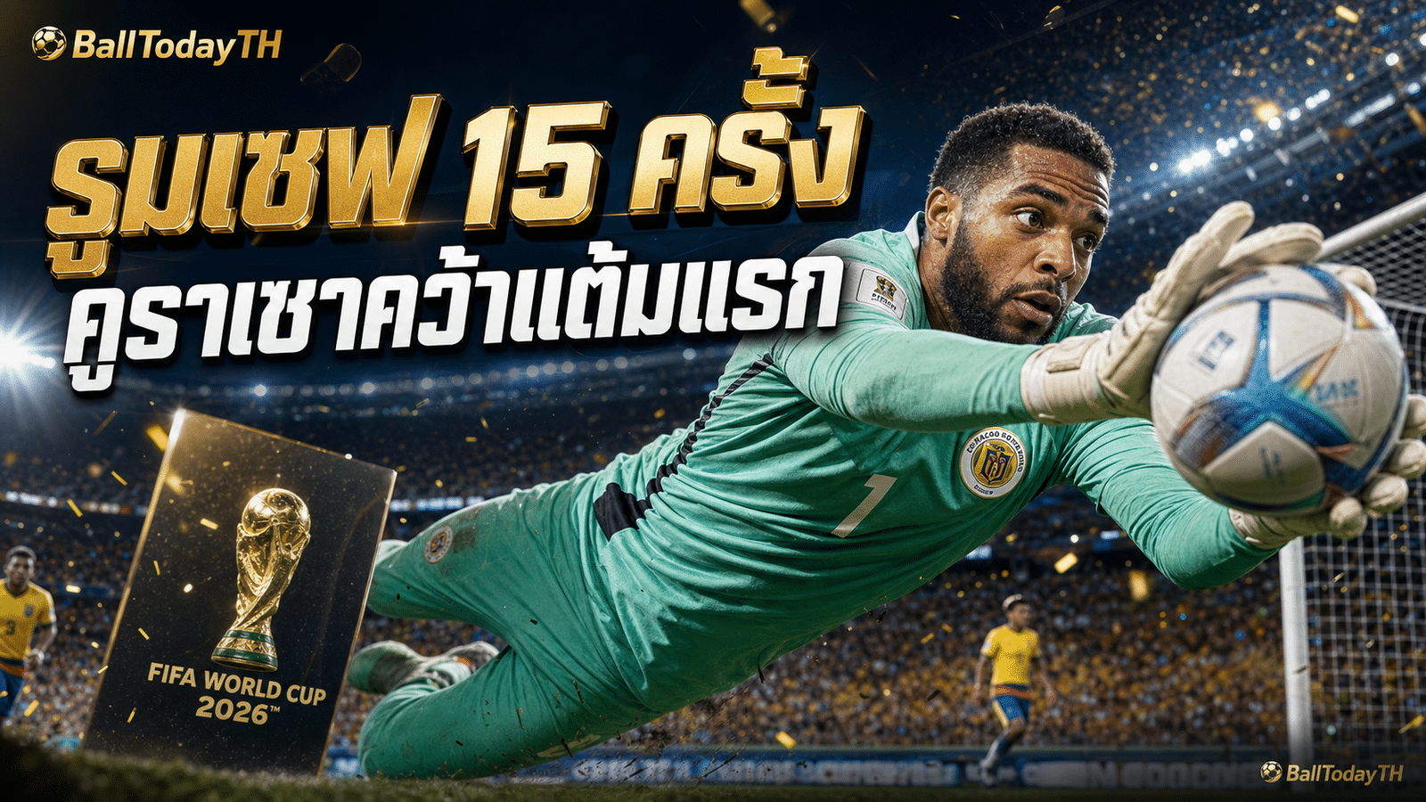 Eloy Room เซฟ 15 ครั้งให้คูราเซาในฟุตบอลโลก 2026