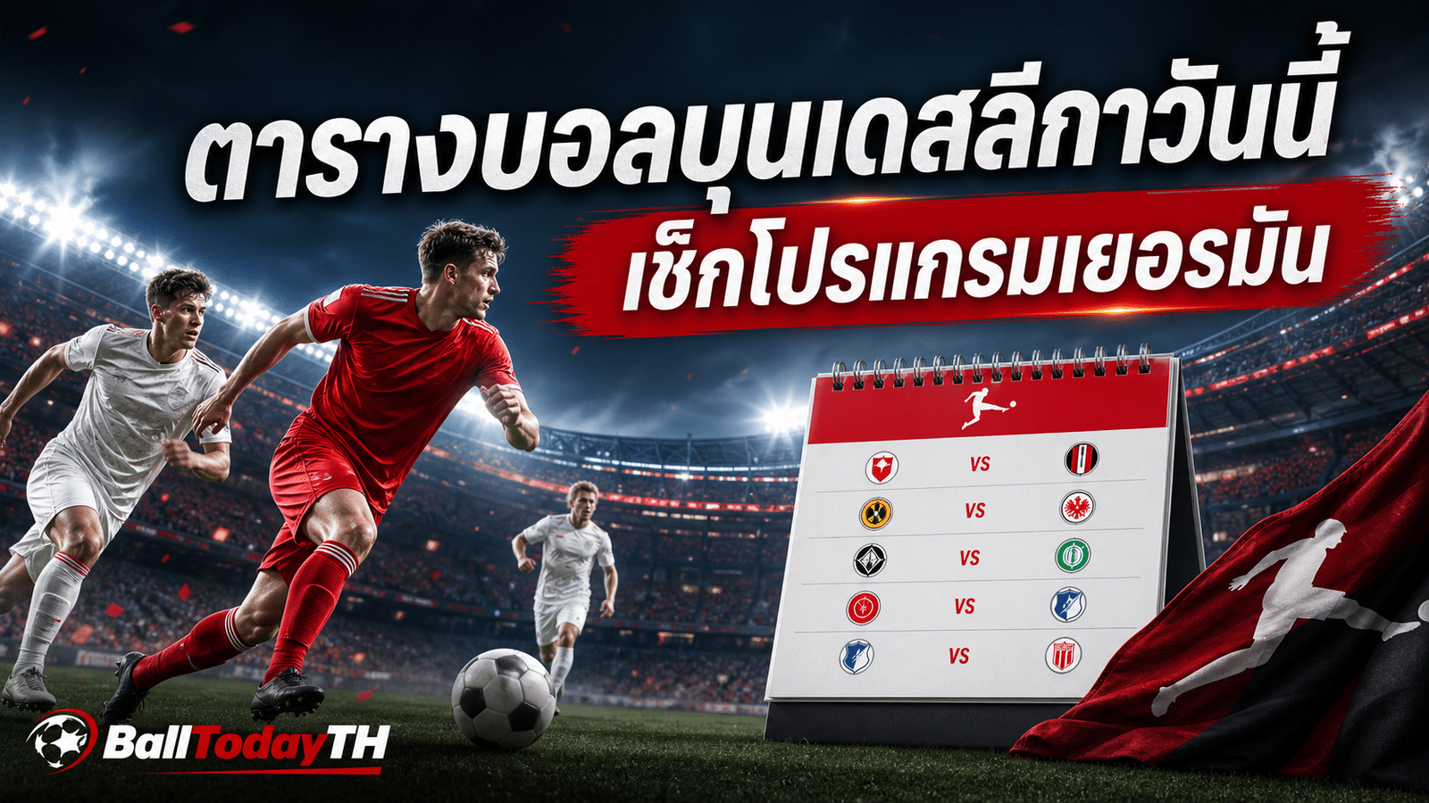 ตารางบอลบุนเดสลีกาวันนี้ เช็กโปรแกรมเยอรมัน