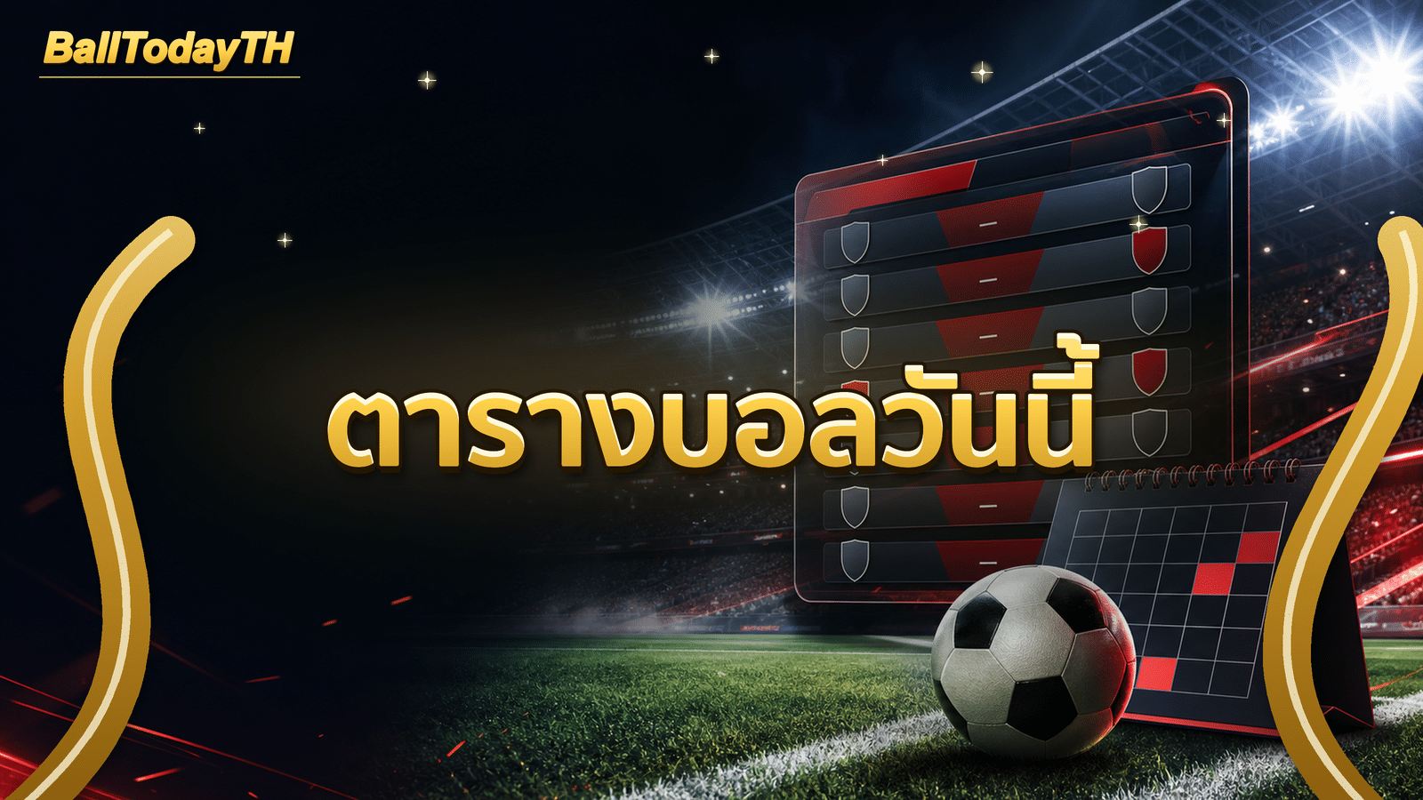 ตารางบอลวันนี้