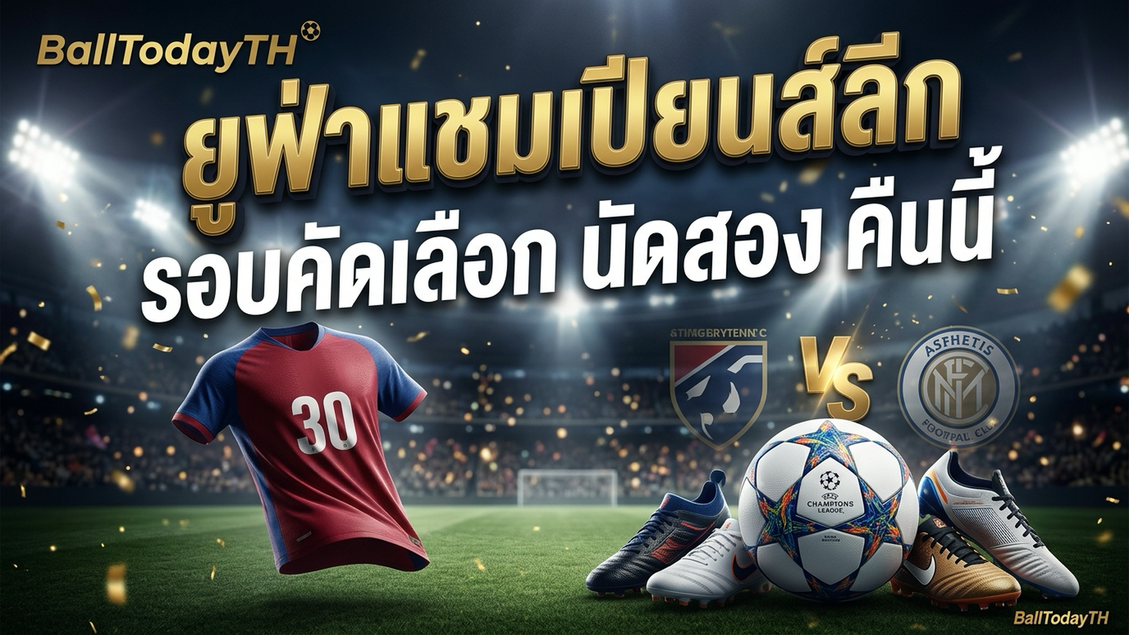 ยูฟ่าแชมเปียนส์ลีก รอบคัดเลือกรอบ 3 นัดสอง 11 ส.ค. 2026 BallTodayTH