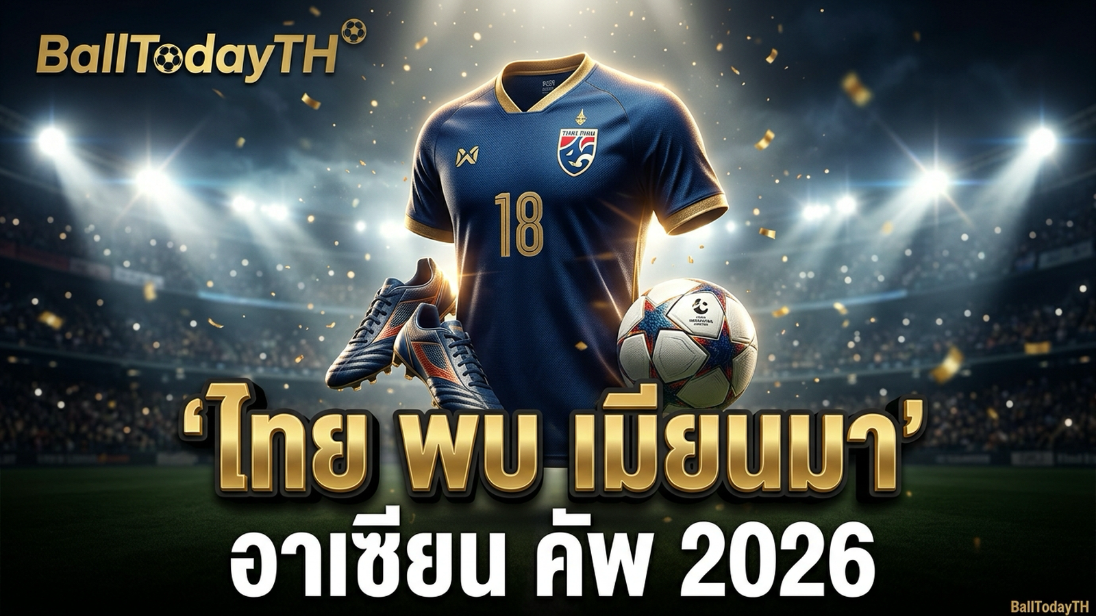 ทีมชาติไทย พบ เมียนมา อาเซียน คัพ 2026