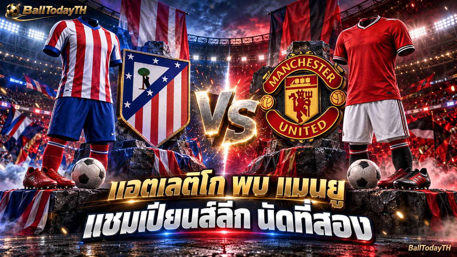 ปกพรีวิวแอตเลติโก มาดริด พบ แมนเชสเตอร์ ยูไนเต็ด แชมเปียนส์ลีก นัดที่สอง